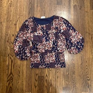 Ember floral top - XL